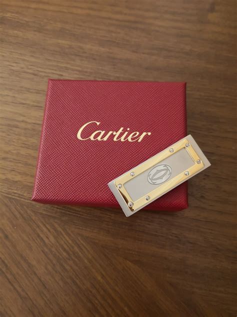 cartier money clip wallet